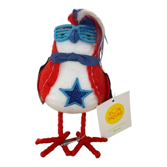 Spritz Blue and Red Bird Decor - Picture 6 of 10